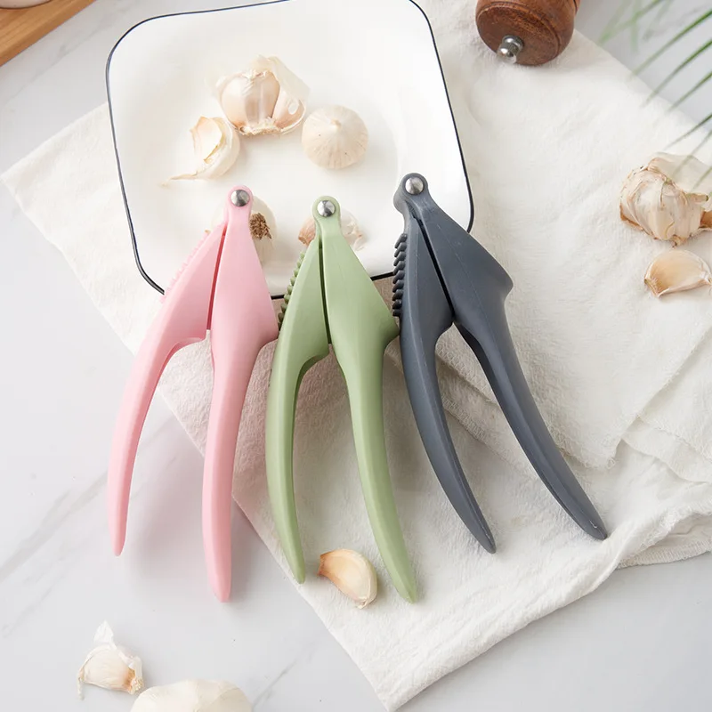 Home Kitchen High Quality New Upgraded Manual Gadgets Stainless Steel Garlic Press