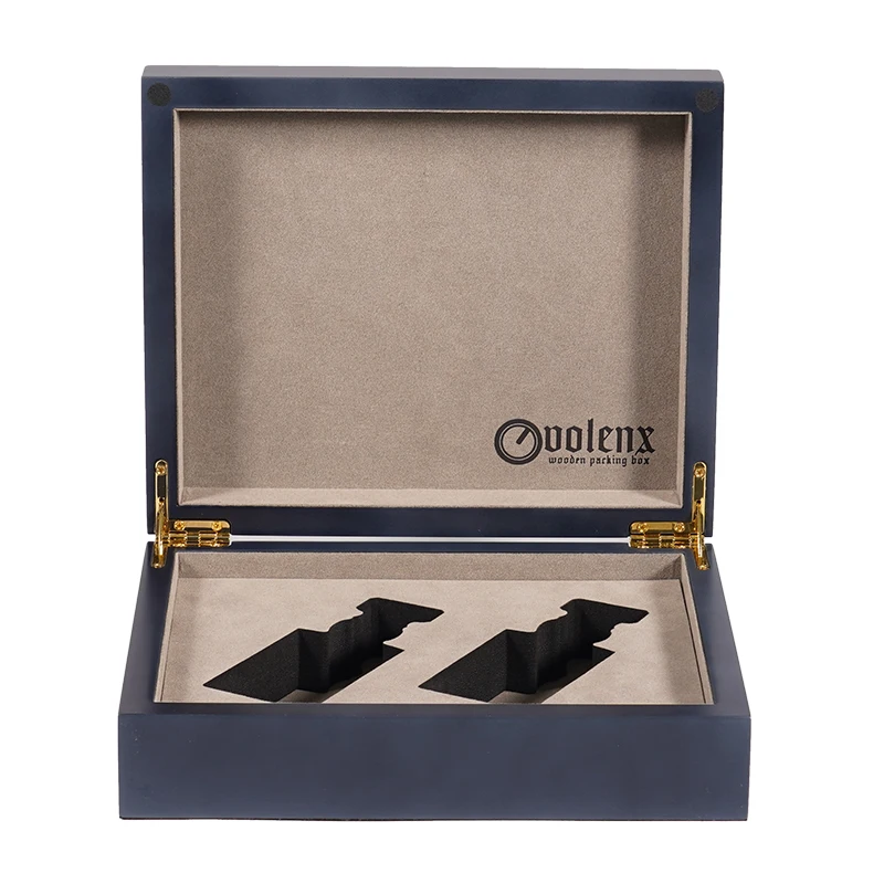 Элегантная роскошная коробка для духов черного цвета с 2 бутылочками для духов, подарок для женщин