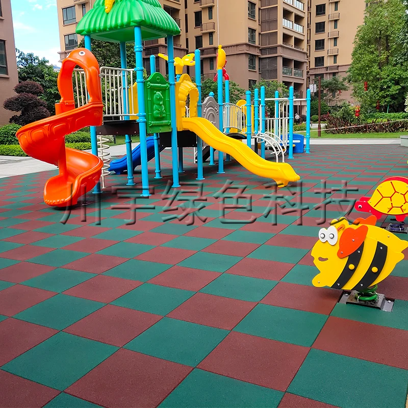 3.5cm Outdoor Floor Waterproof Sbr  Gym Rubber Flooring Mat Tiles