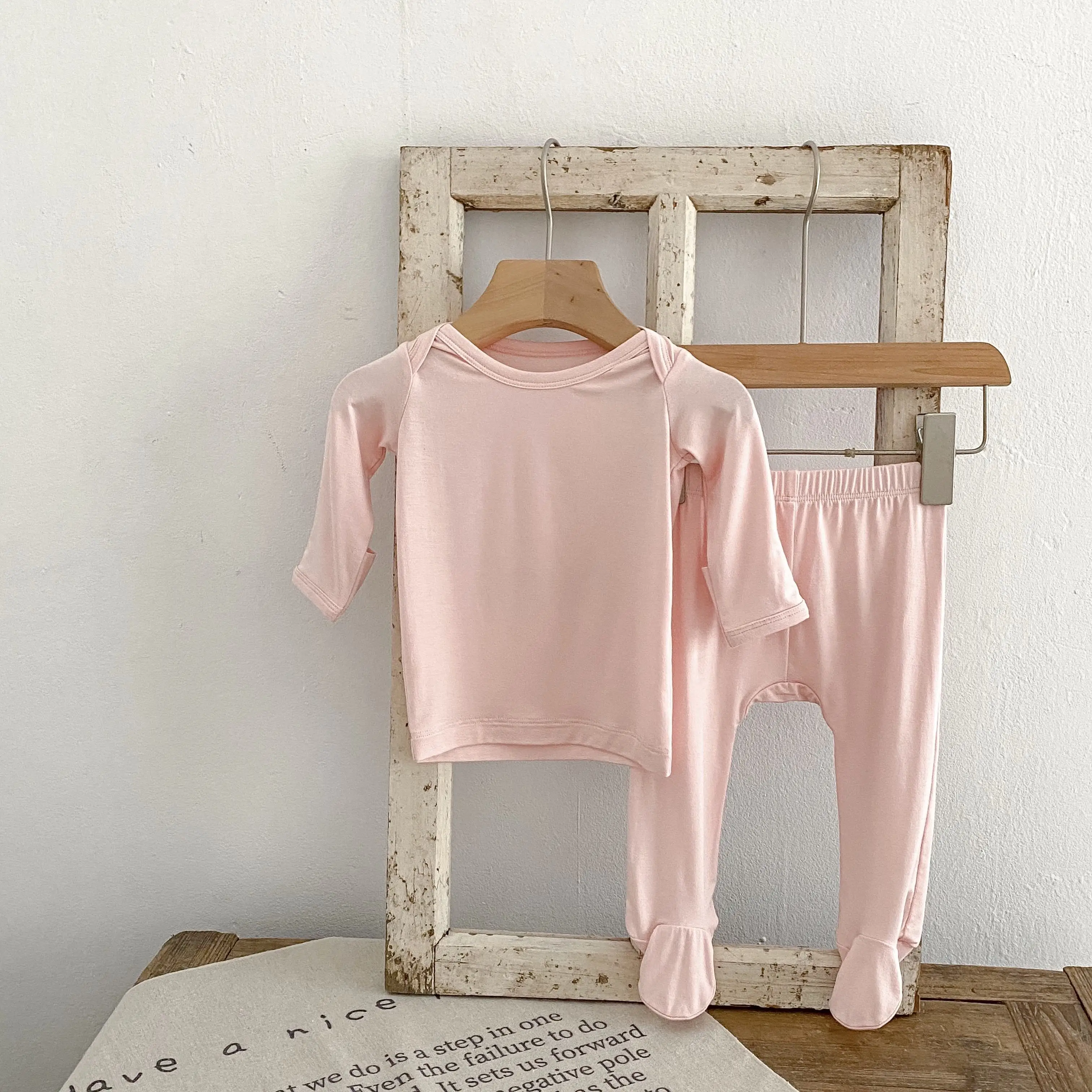 Customized logo from 1pcs Bamboo Newborn Baby clothes  Zipper Pajamas Suit Set Soft Baby Jumpsuit Sleepers Baby Rompers