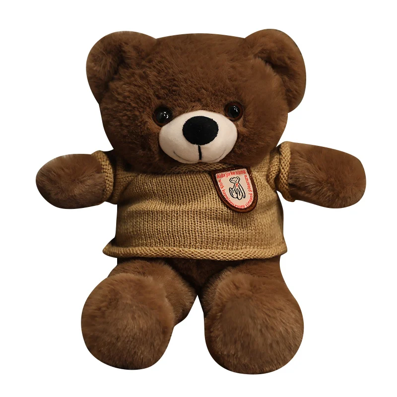 On Sale Bear Animal Dolls Soft Toy Home Decor Hug Bear Doll Stuffed Animals Bow Tie Bear Plush Toy