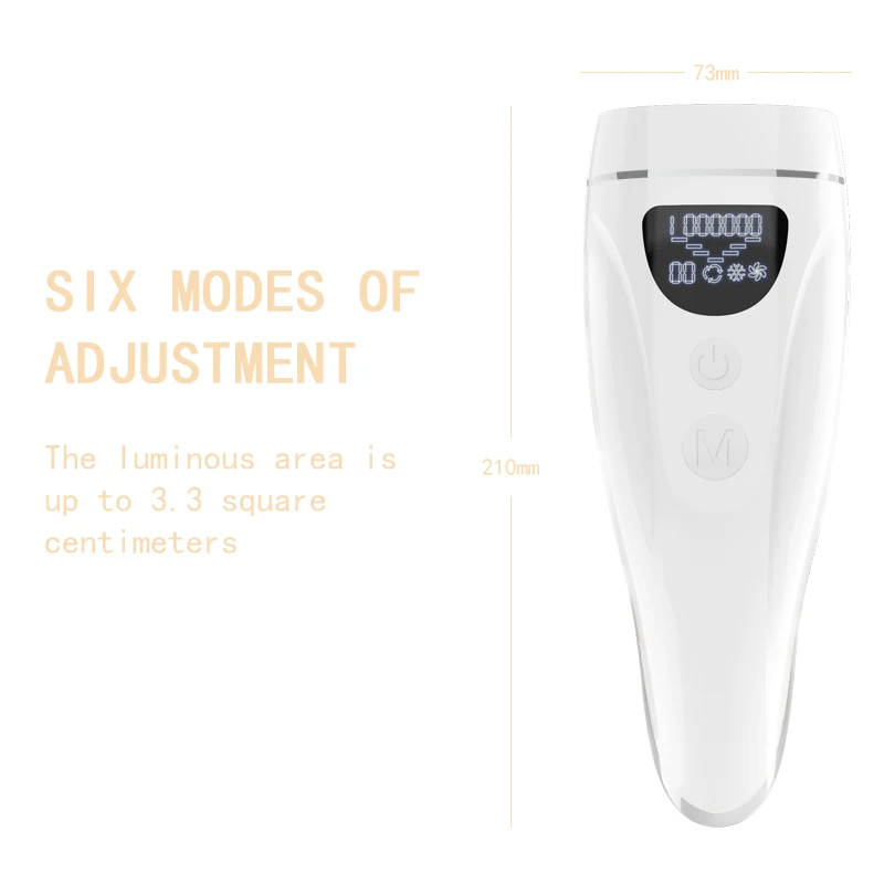 Freezing point hair remover hand-held household dual freezing point ice sense IPL laser quartz lamp painless hair removal