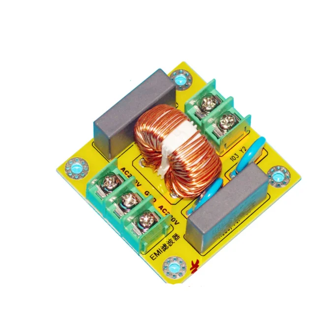 2A 4A 18A EMI Filter module Purifying power Purifier AC 220V Filter Board FOR Audio power decoder Amplifier