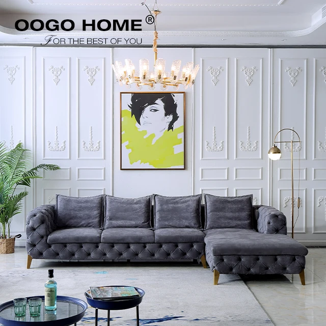 
American Luxury Style Meubles Modernes Furniture Violino Leather Sofa 