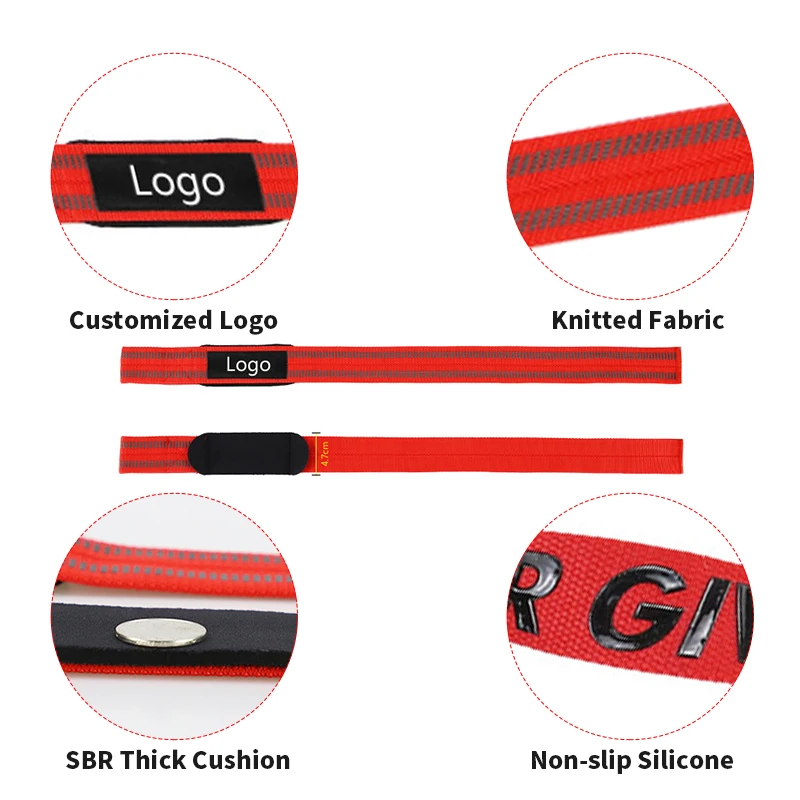 Оптовая продажа, наручные браслеты для фитнеса с логотипом под заказ, ремни на запястье для тяжелой атлетики, ремни для тяжелой атлетики в тренажерном зале