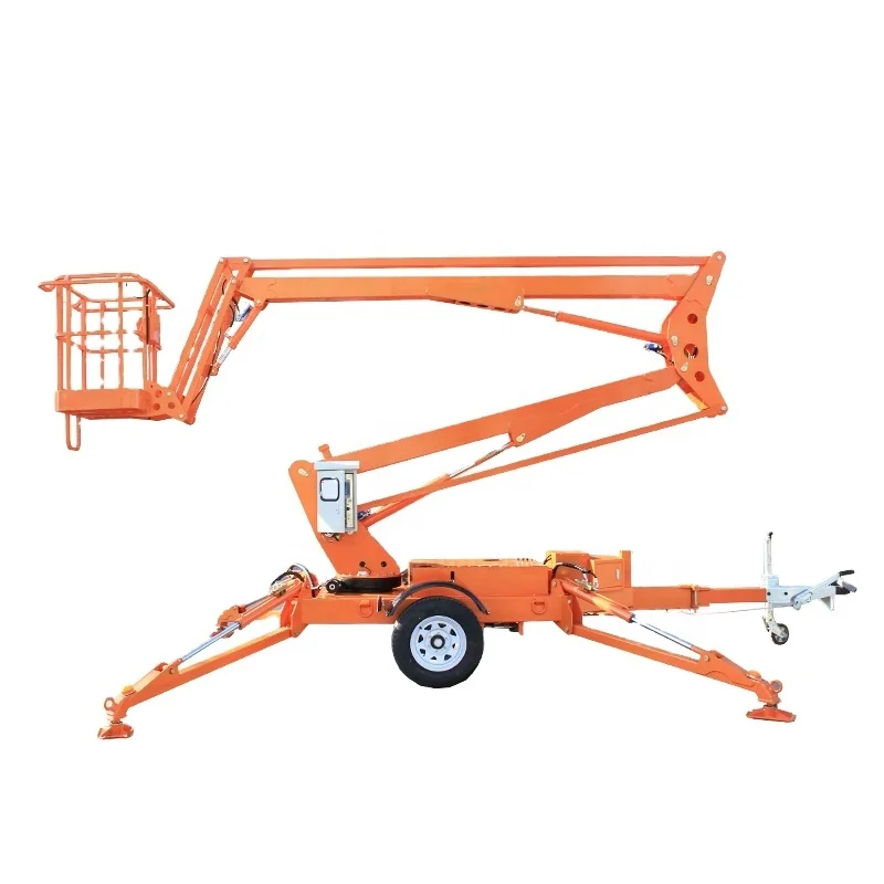 Factory Wholesale 12m 14m Good Quality Hydraulic Tractor Mounted Cherry Picker