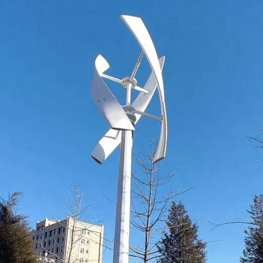 5KW 6KW 8KW 10KW Vertical Axial Wind Turbine For Ground Or Roof Install Low Noise Wind Power Generator