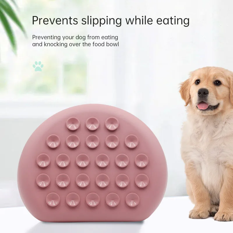ZMaker Labyrinth Slow Food Pet Bowl Slow Down Eating Dog Feeder Puzzle Silicone Dog Feeding Bowls with Suction Cups