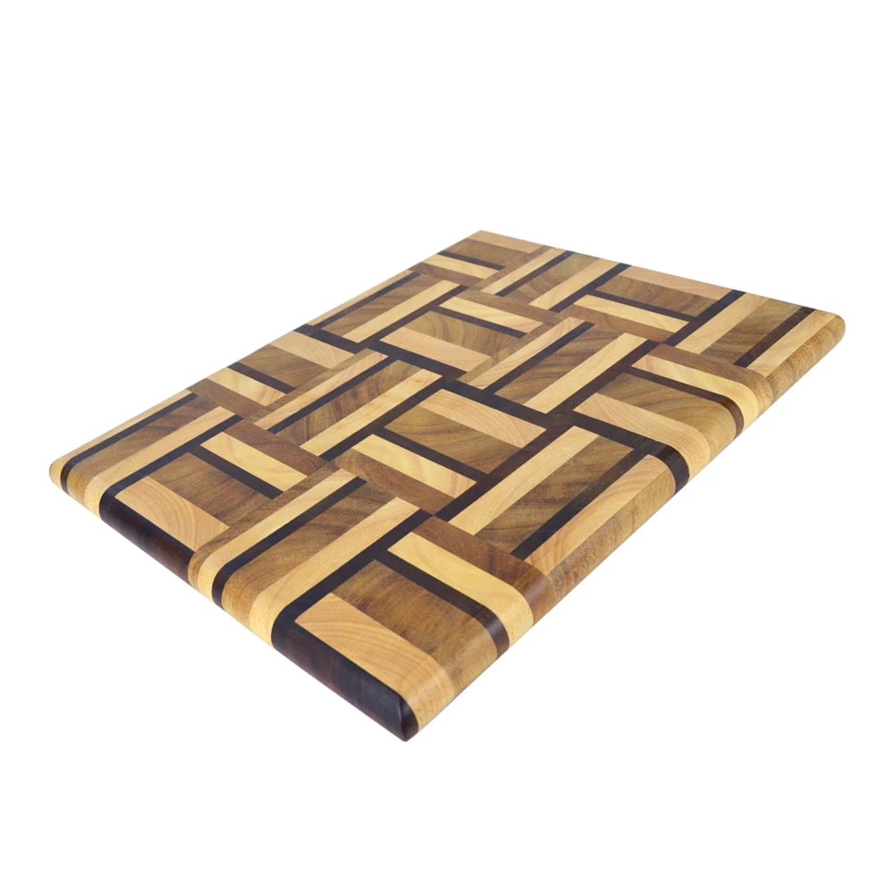 Acacia Wood&Rubberwood&Carbonizd Acacia Wooden Cutting Board Kitchen Large End Grain Chopping Block