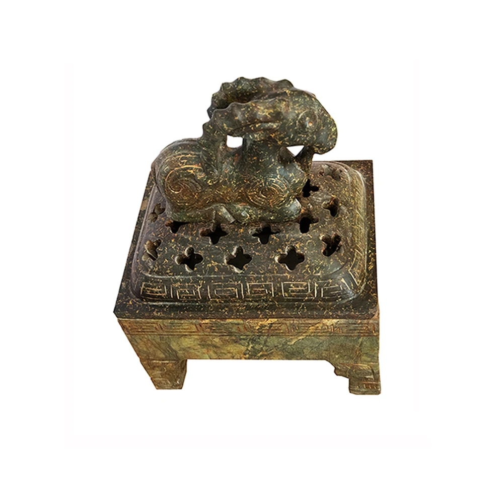 peculiar grain on the marble incense burner tripod surface high quality incense burner tripod luxury incense burner tripod