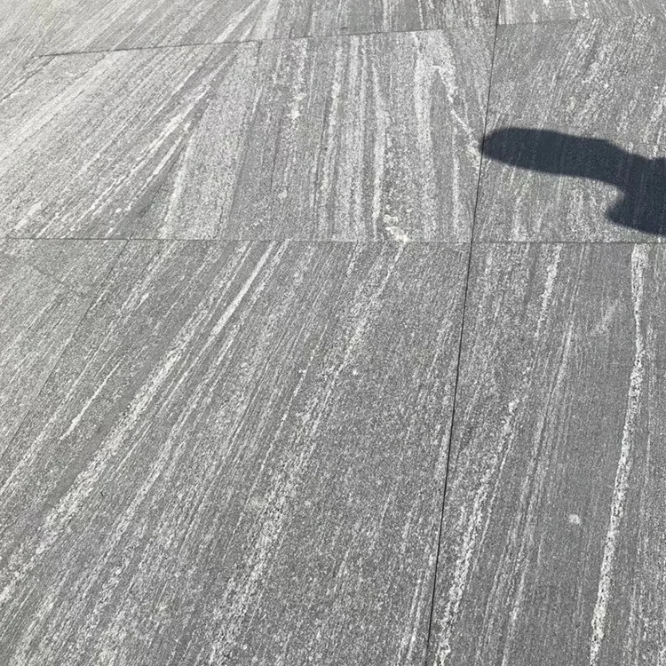 Granite Stair Tread Exterior Stone Steps and Riser Grey Natural Tops Graphic Design Outdoor Contemporary Hotel Polishing Glossy