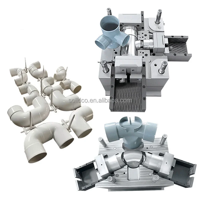 Plastic pvc ppr pipe fitting injection moulds forms