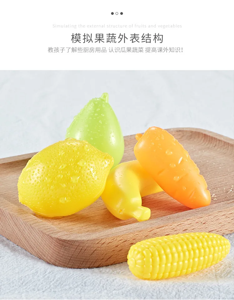 26 Pcs Children Toy Kitchen Cooking Mini Tableware Play Set Accessories Toys Kitchen Toys  With Sound and Lights
