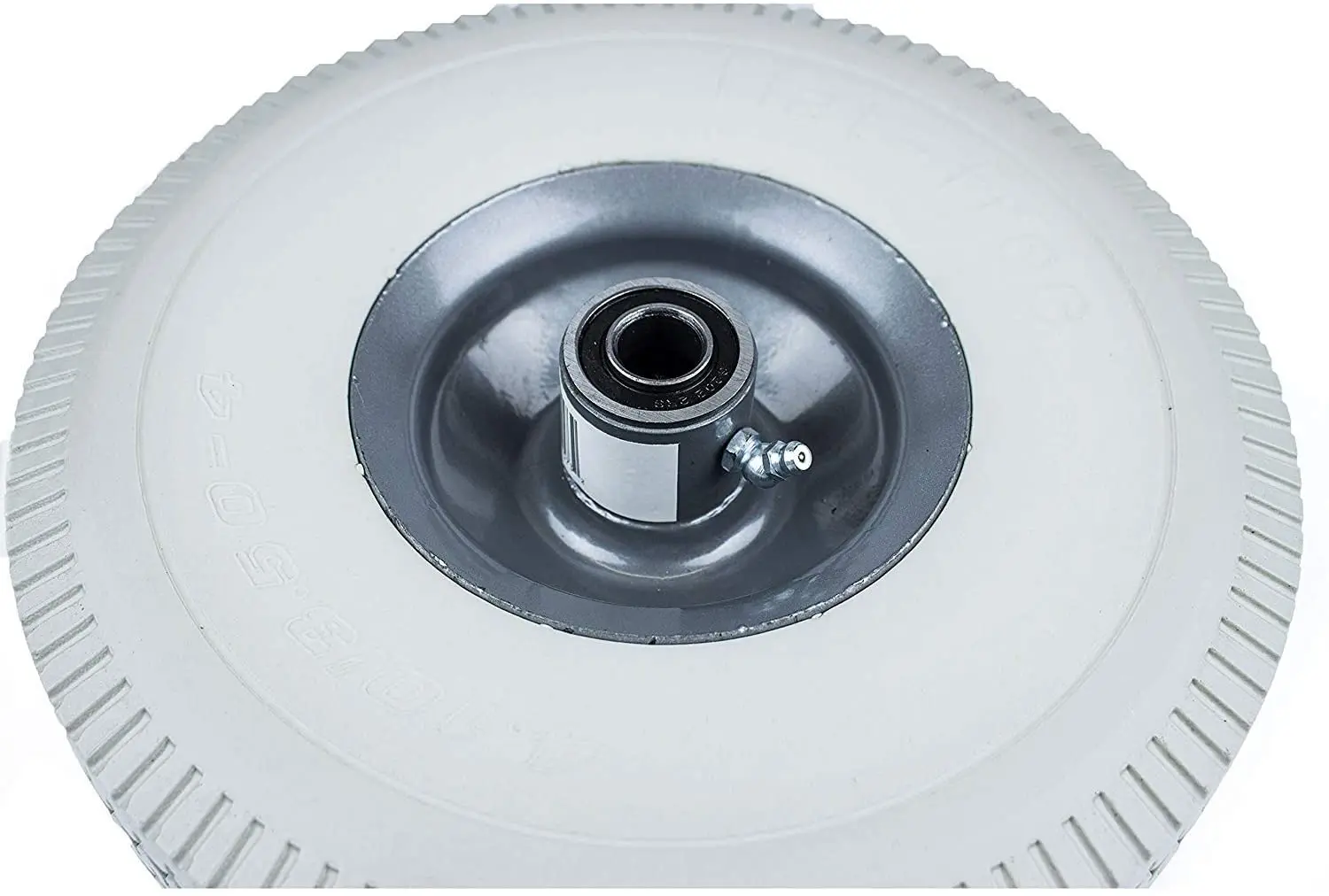 10in 4.10 3.50-4 Using Go Truck Cart Utility Wagon Wheel Flat Free Tire Wheel PU foam tire Solid airless wheel