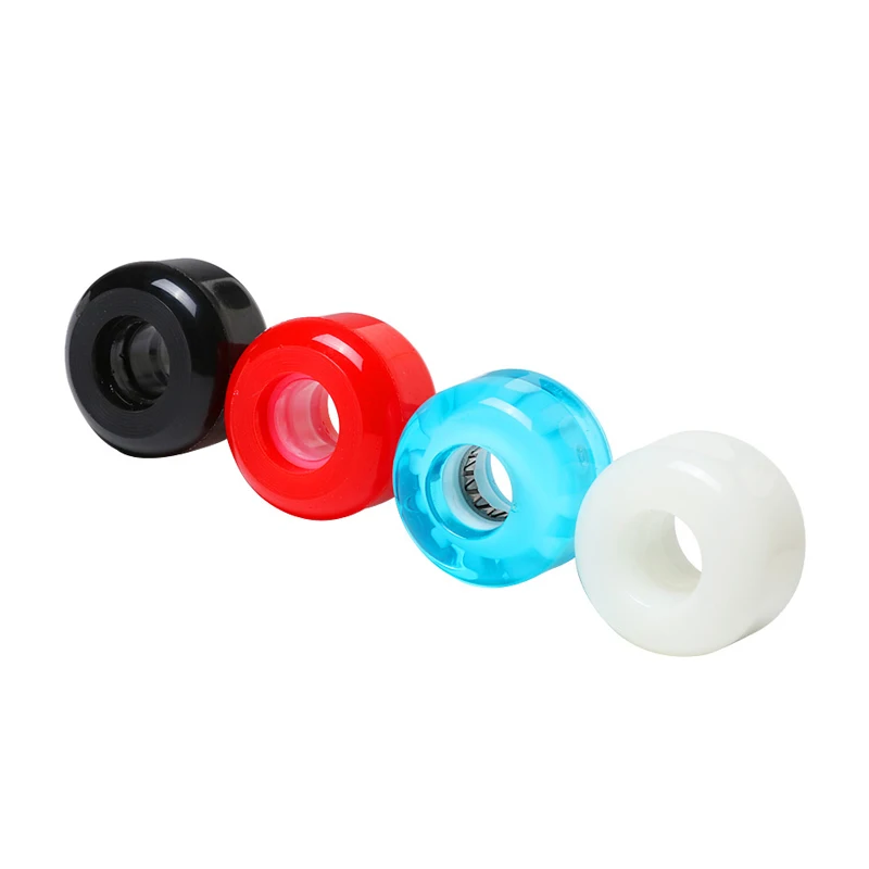 Custom off road PU 54mm  longboard skateboard wheels with 4 piece/set