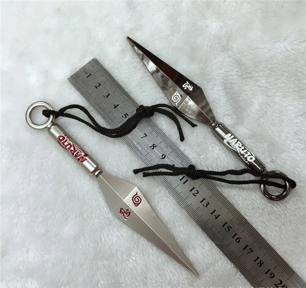 17 см модель Kakashi Uchiha Itachi Sasuke Kunai металлический меч оружие аниме брелок тег оптом