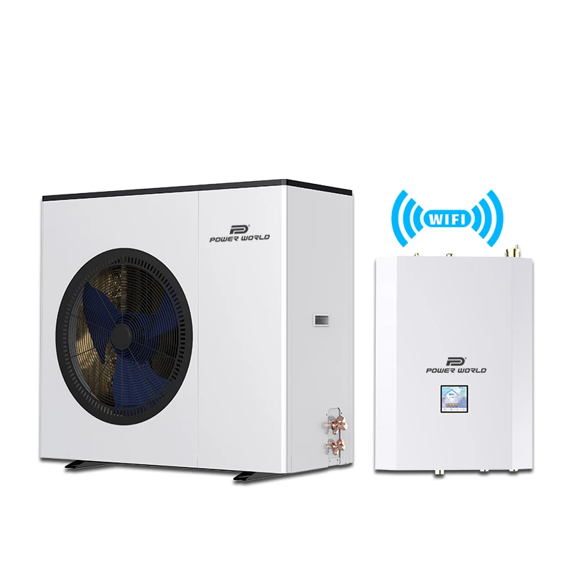 Erp A+++ Low temperature  r32 new heat pump control board full color cop 5 air to water heat pump 5kw 30 kw