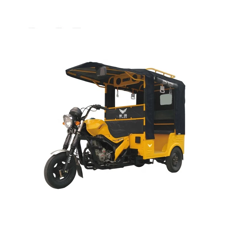 High performance gasoline tricycle passenger tuk tuk moto taxi 3 wheel motorcycle