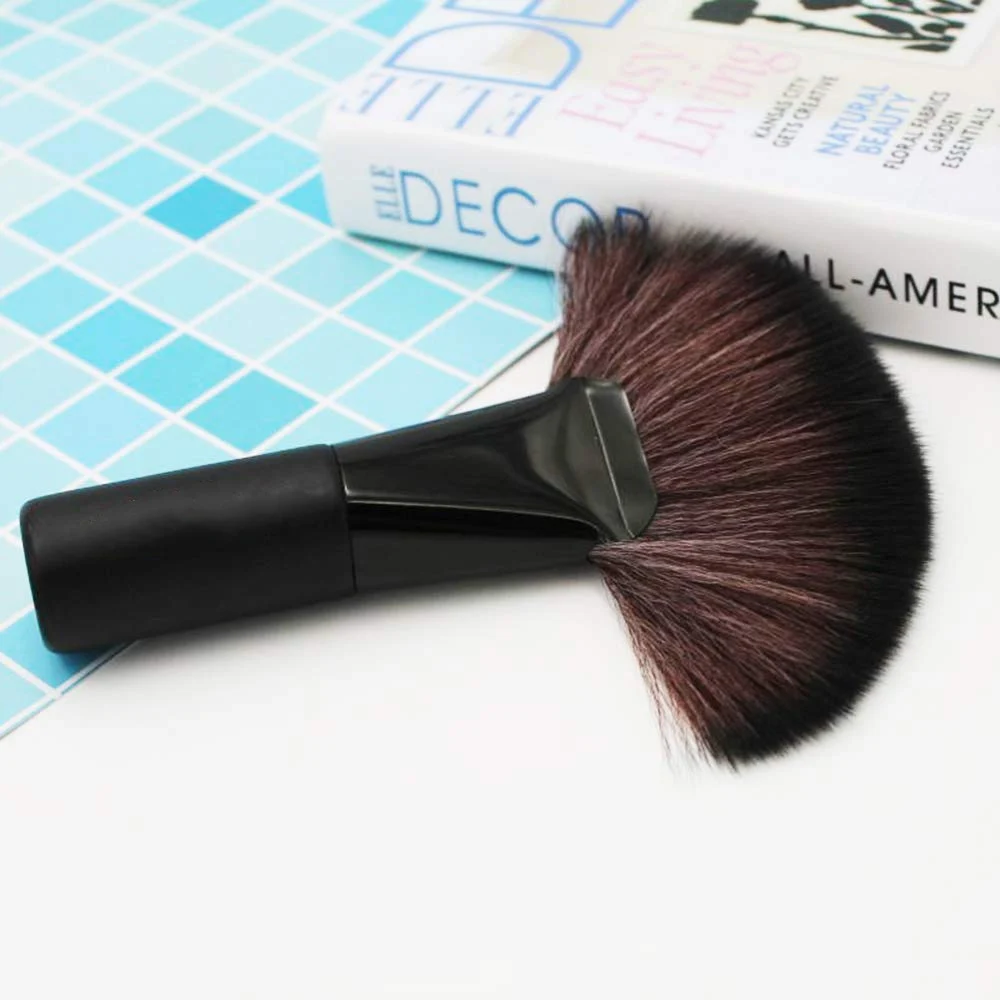 Barber shop exquisite fan-shaped Shan haircut brush broken hair sweep hair soft hair brush