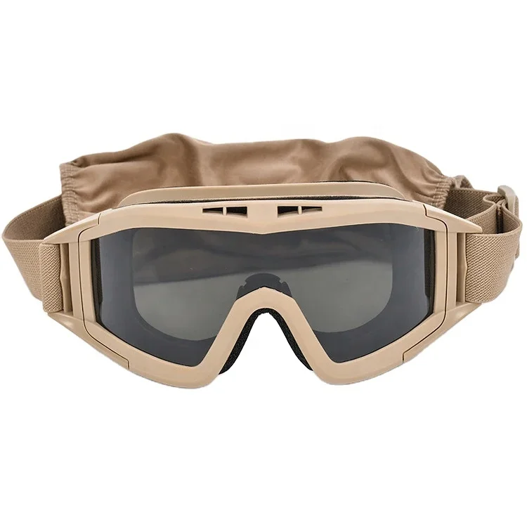 Wholesale Tactical Goggles Outdoor Desert Locust Windproof Anti-fall Special Tactical Glasses Hunting For Men