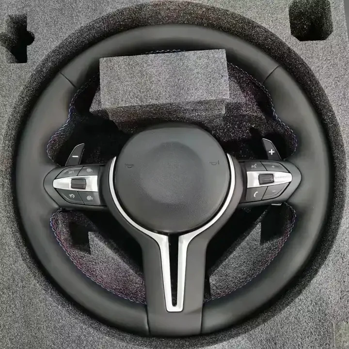 Best race steering wheel for BMW 3 Series 5 Series M3 M5 F10 F30 E71 E90 Modified M Sport LED Thong Carbon Fiber steering wheel