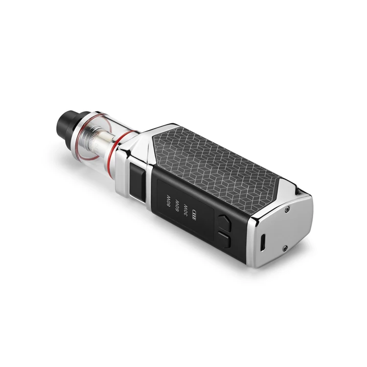  Нержавеющая сталь 80 Вт vape ручка светодиодный дисплей 2 0 мл танк электронная сигарета E набор для начинающих с электронной сигаретой наливка