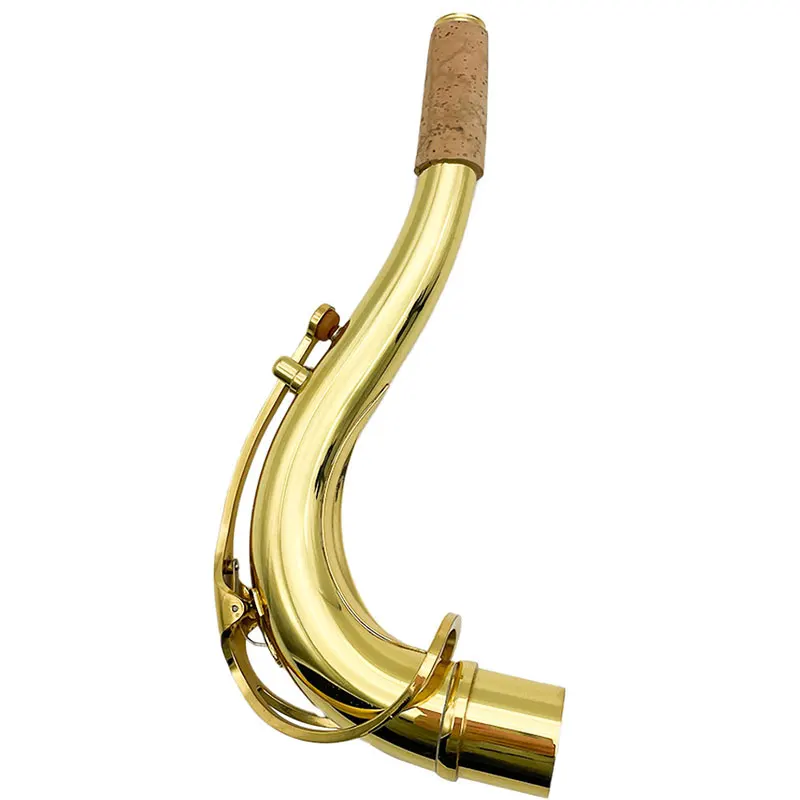 alto saxophone tenor saxophone curved neck mouthpiece tube Brass lacquered gold brass instrument accessories