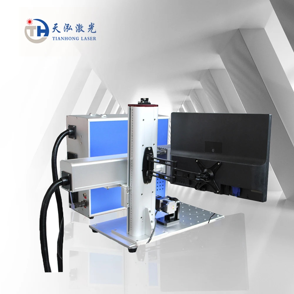 Custom JPT Raycus Mopa M7 20W 30W 50W 100w  2.5D 3D deep engraving fiber laser marking machine  for Metal Resin