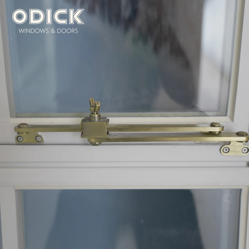 ODICK aluminum alloy doors and windows casement Windows in pakistan security grills with 2024 new arch and grill fence design