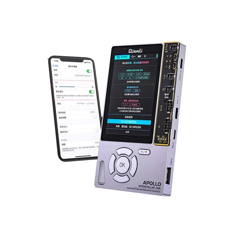  Новый Qianli Apollo 6 в 1 восстановления обнаружения устройства для Macbook 11 Pro Max XR xsmax XS 8P 8 7P 7 True Tone аккумулятор гарнитуры полоса