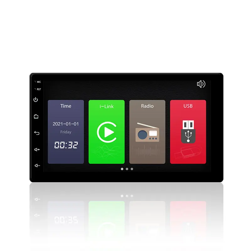 7 inch Linux Universal Radio Car DVD Player for Volkswagen VW Car video With Wireless Apple CarPlay & Android Auto Navigation