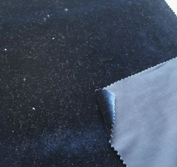 2023 hot sale polyester knitted elastic four-way stretch spandex dyed fleece fabric