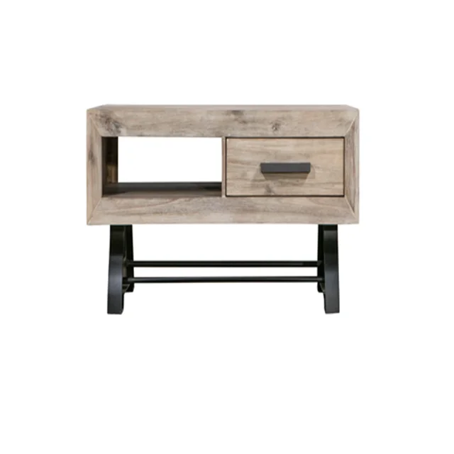 Modern Luxury Solid Wood 1-Drawer Coffee Table Made in Vietnam for Home Living Room or Restaurant Smart Dining Application