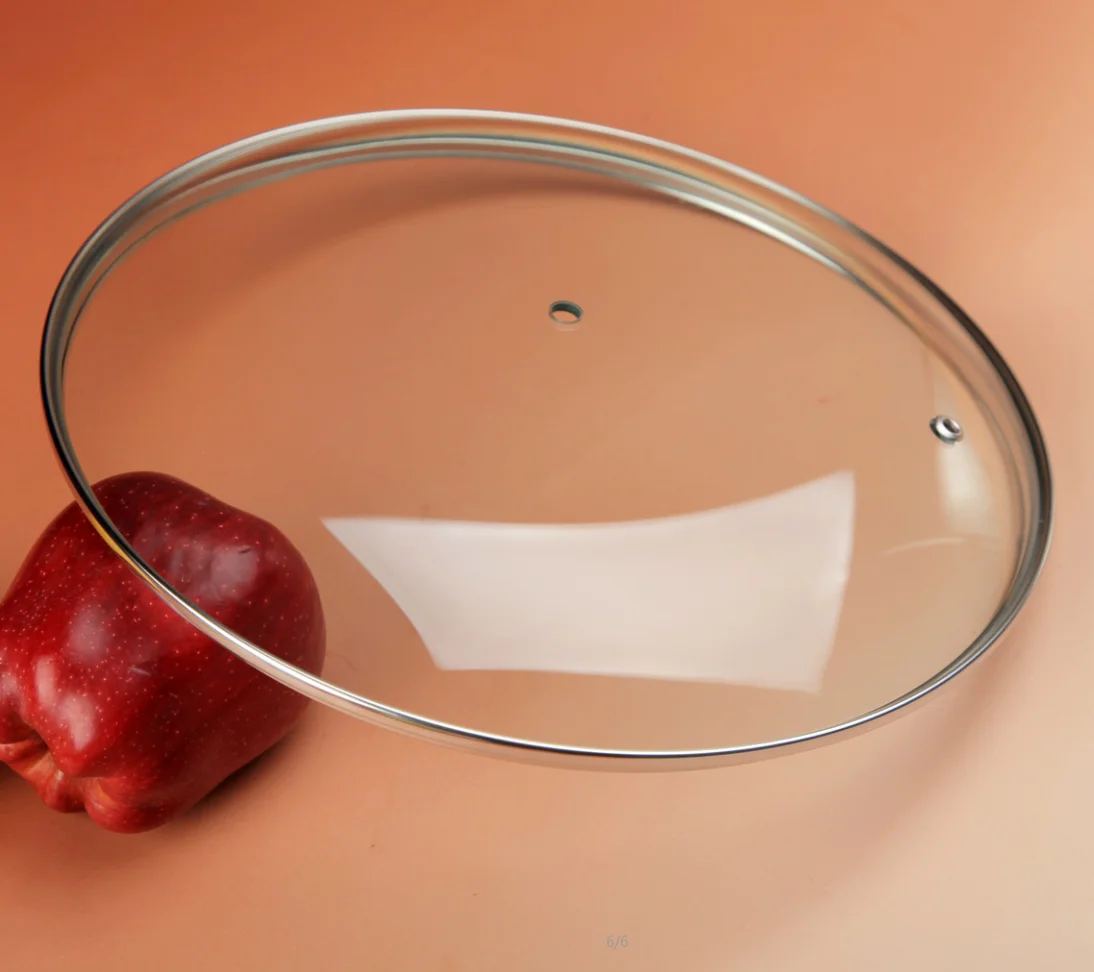 24 Cm G Type Tempered Glass lid  Round Glass Lid Cover For Round Pot