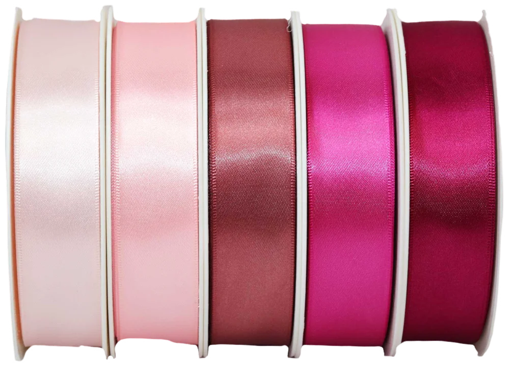Ribbons 6 mm 9 mm Solid Color Satin Ribbon/Fabric Bulk for Gift Wrapping Packing Ribbon