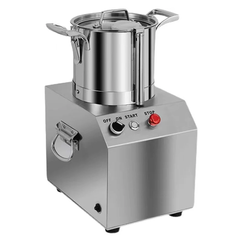GOOPIKK 10L Commercial Meat Bowl Cutter Mixer, 1500 W Multifunctional Meat Blender Electric Food Processor for Meat Fruit Nuts