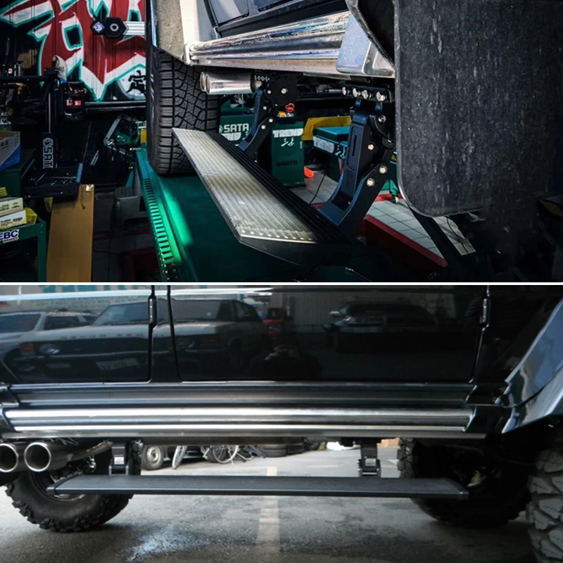 W464 Electric Side Step Short Style Stainless Steel Car Body Side Accessories G350 G500 G63 Auto Tuning Parts