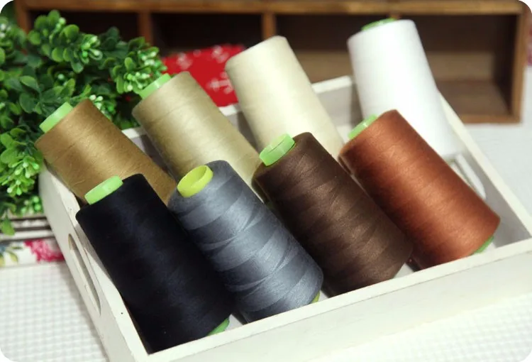 
Wholesale ring spun 20s/2 5000 yard 100% polyester sewing thread for sewing machine best price 
