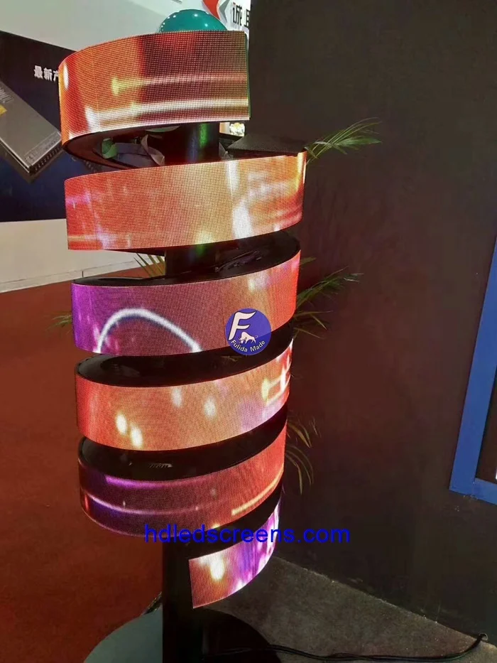 flexible led display in stock ready to ship foldable led screen custom advertising led billboard
