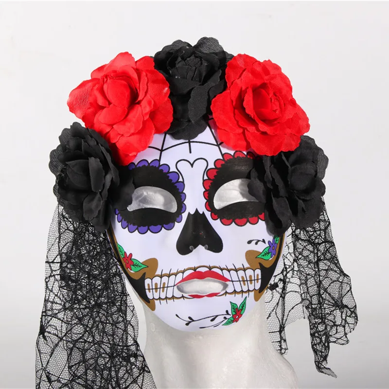 New Arrival Multi color Day of the Dead gothic mask Halloween mask