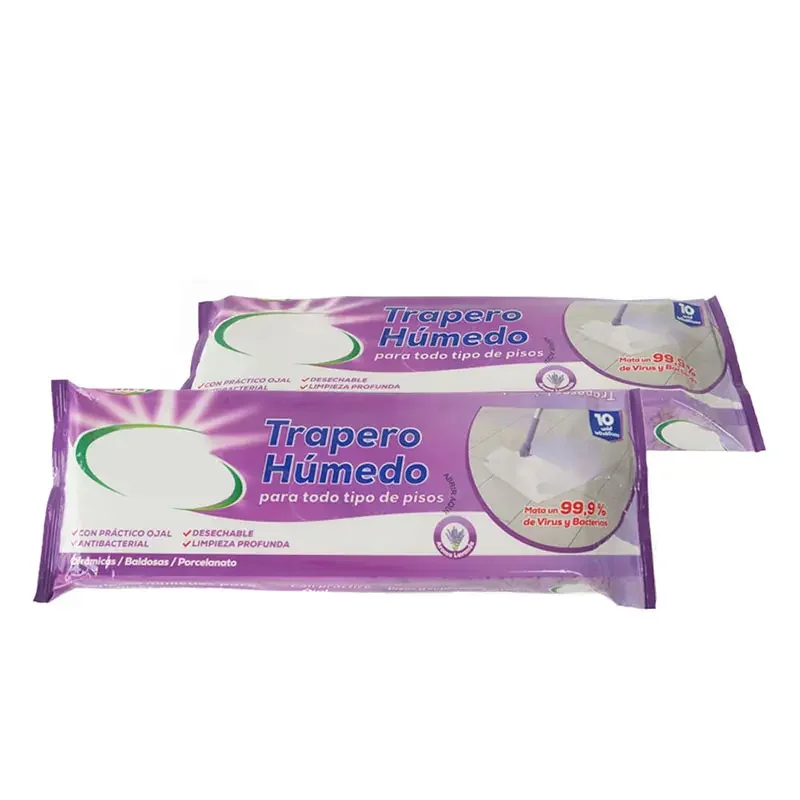 Cleaning products supplies Lavender Fragrance Mopping Cleaning Disposable Household Floor Wet Wipes