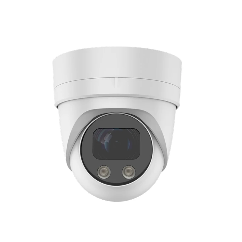 2021 New 2MP ColorVu Hisilicon Sony IMX307 Full Color Warm Light Colorful Metal PoE IP Dome Camera IPLCBHL200WH