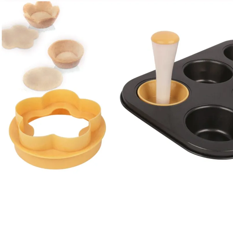 New Design Mushroom Shape Cookie Cutter Set Biscuit Molds set Press Molding Crackers Baking For Children