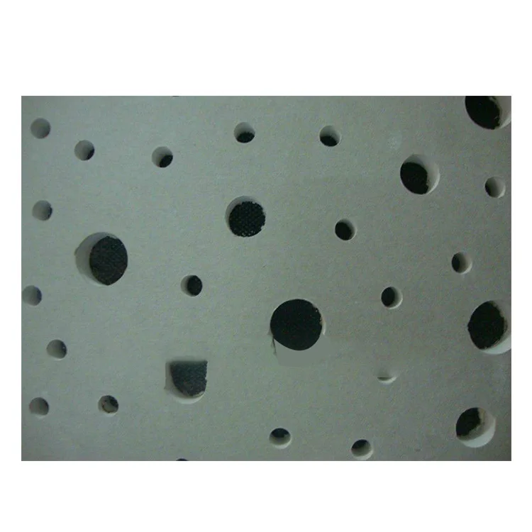 
Factory Sales Wholesale Perforated Acoustic Panel Square Gypsum Board Ceiling 