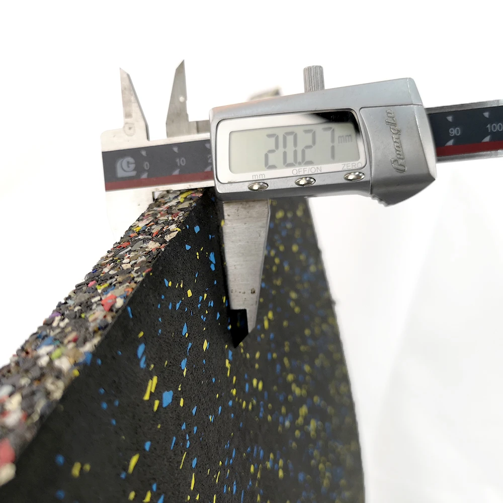 500x500x25mm High density shockproof rubber floor rubber tiles for indoor