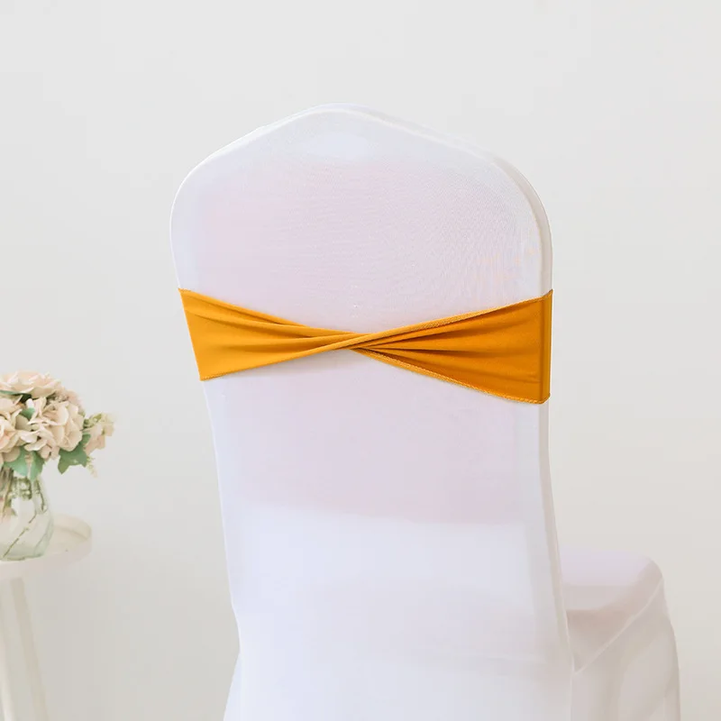 Simple Easy To Install  Decoration Sashes Multi Color Chair Sashes For Wedding Banquets Party