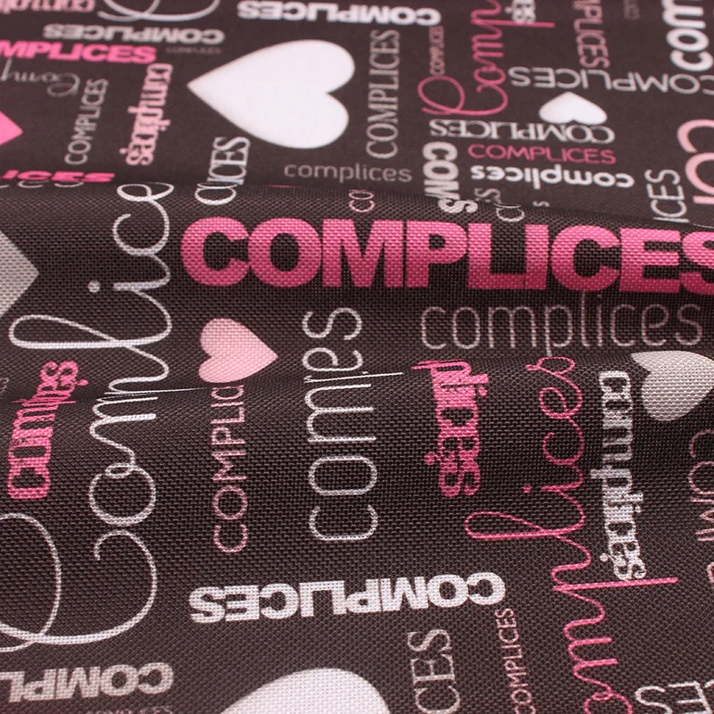 
custom pattern printing 600d polyester oxford fabric for bag series 