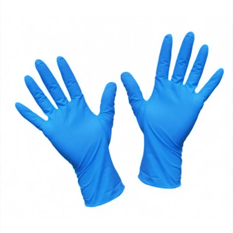 Powder free nitrile gloves box 100pcs smooth waterproof wholesale nitrile gloves malaysia manufacturer