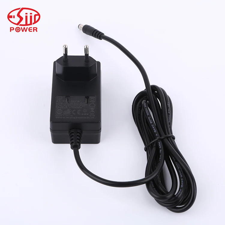 wholesale DC EU 9v/12v/24v 1A 2A AC/DC power adapter 24w 12v 2000ma power supply 12v PSU power adapter european