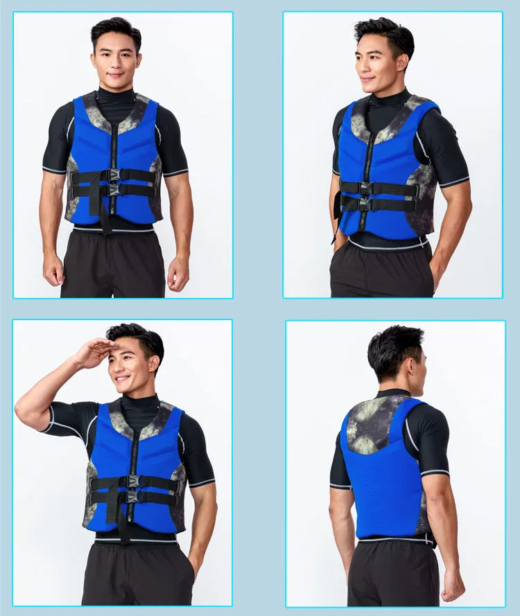 Custom Factory Price Water sports Vest  Life Jacket for Adults Guangzhou Neoprene Life Jacket